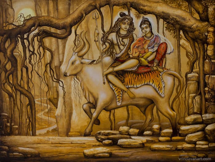 Shiva Parvati Ganesha