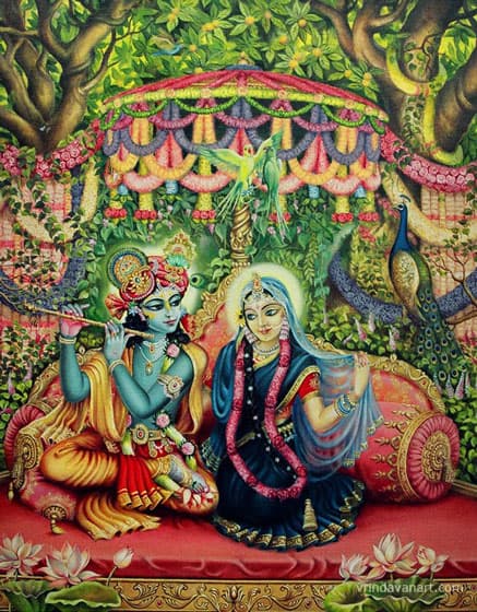 Radha Krishna in kunja