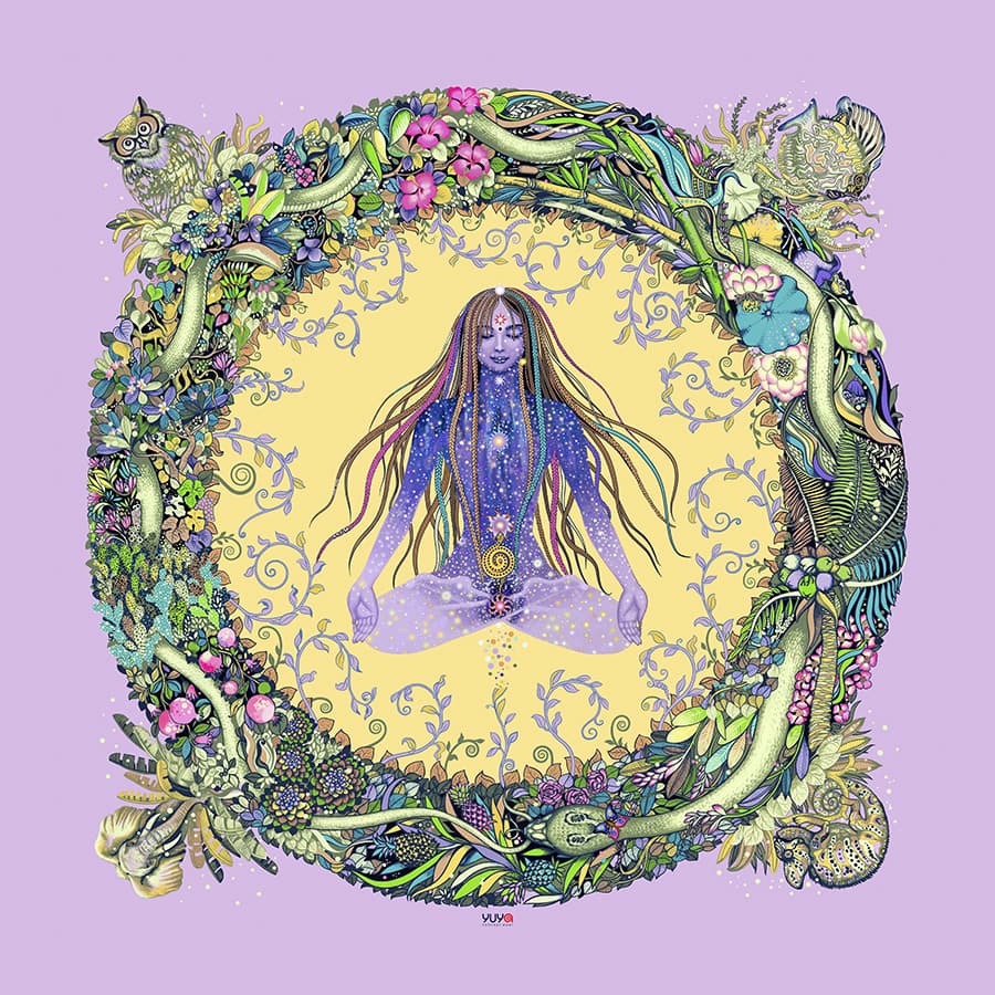 Jungle yogini violet