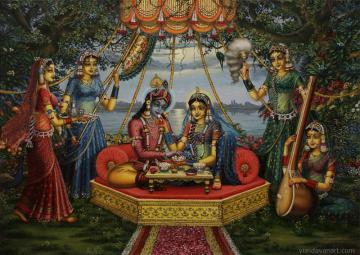 Radha Krishna — Bhojan lila
