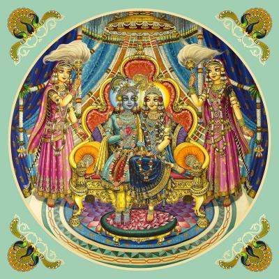 Radha Krishna in Ashtasakhi mandir