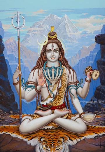 Shiva in Himalayas