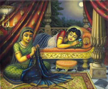 Sleeping Radha